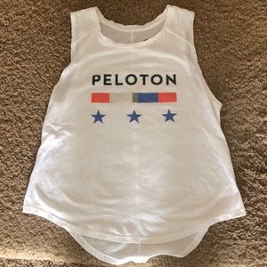 Peleton white tank